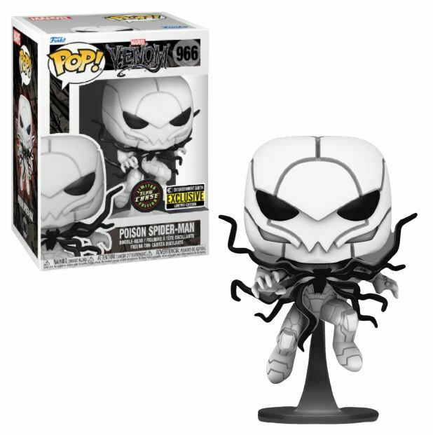 Funko POP! #966 Poison Spider-Man (Venom) - Limited Glow Chase Edition - Entertainment Earth Exclusive