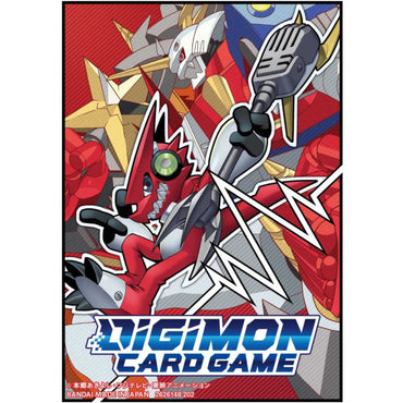 Digimon Trading Card Supplies - Deck Sleeves - Shoutmon & Omegashoutmon