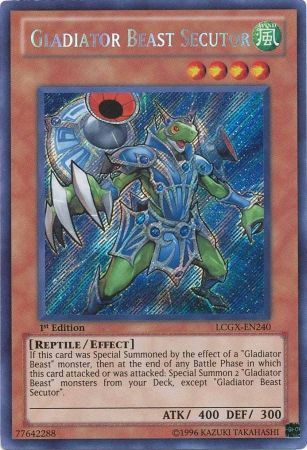 Gladiator Beast Secutor [LCGX-EN240] Secret Rare