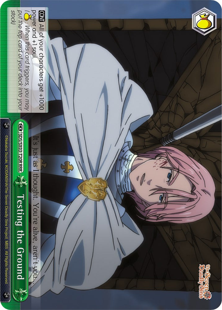 Testing the Ground (SDS/SX03-T20R RRR) [The Seven Deadly Sins]