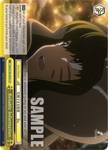 Reliable Information [Sword Art Online Animation 10th Anniversary]