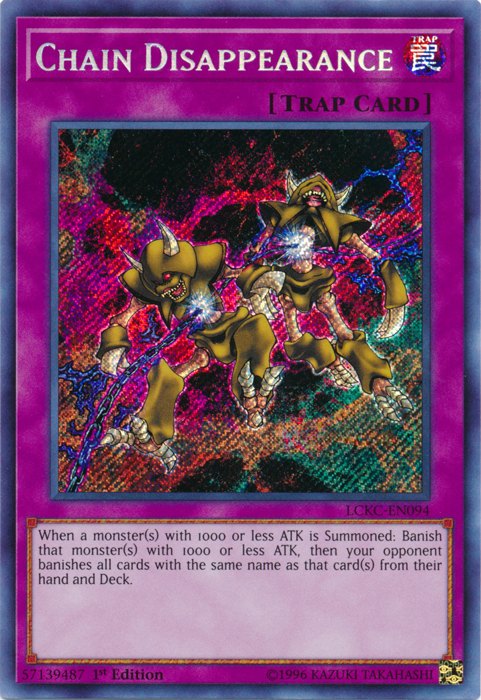 Chain Disappearance [LCKC-EN094] Secret Rare