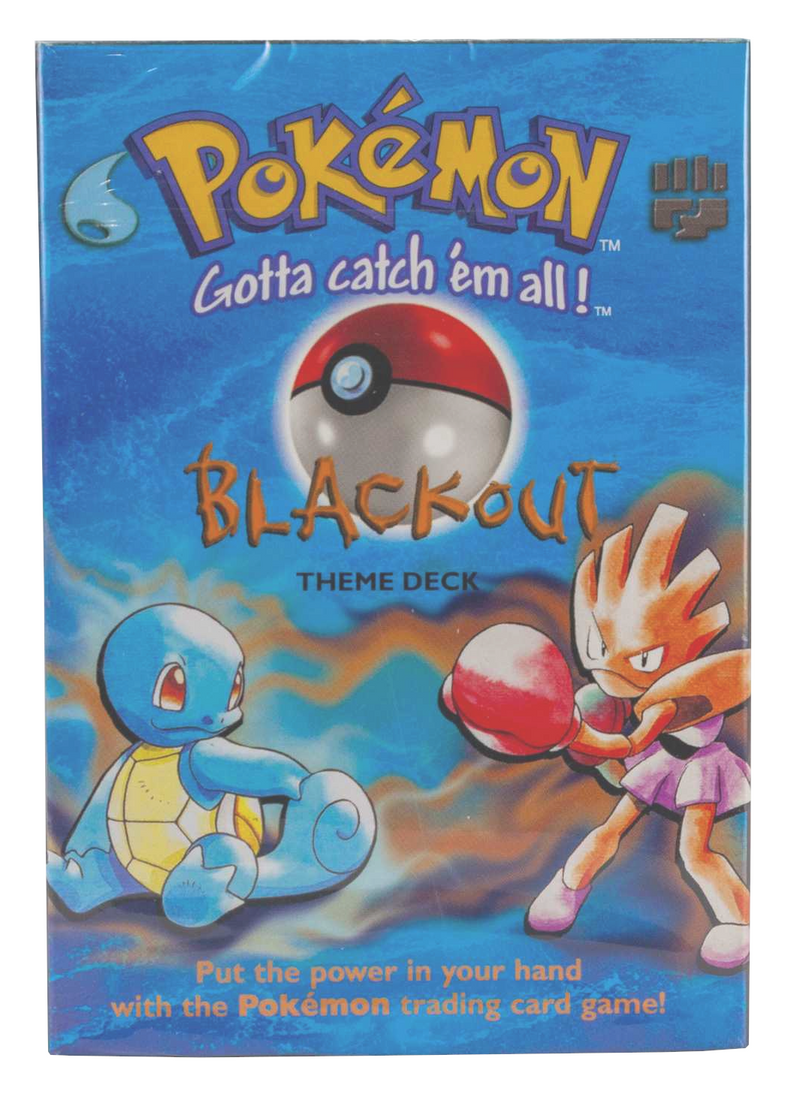 Pokemon Base Set Theme Deck Blackout Sealed hotsell Deck