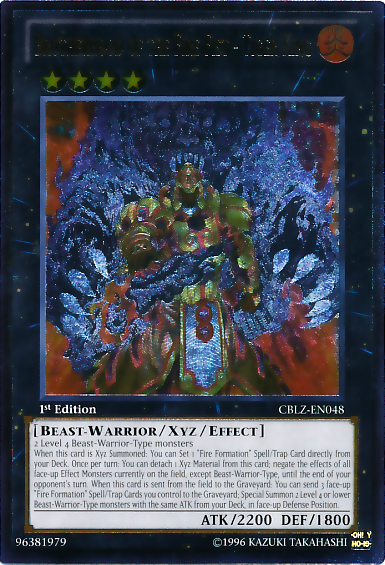 Brotherhood of the Fire Fist - Tiger King [CBLZ-EN048] Ultimate Rare