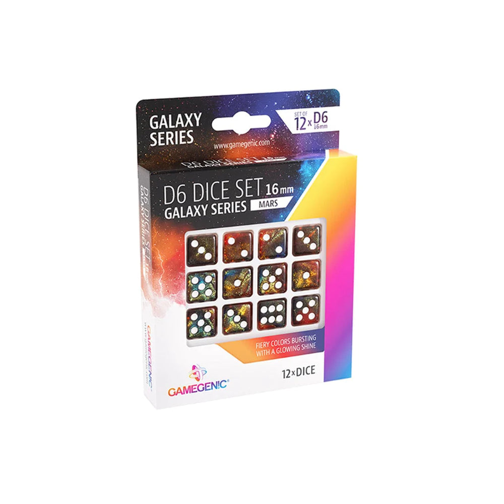 GameGenic - D6 Dice Set (16mm) (Galaxy Series)
